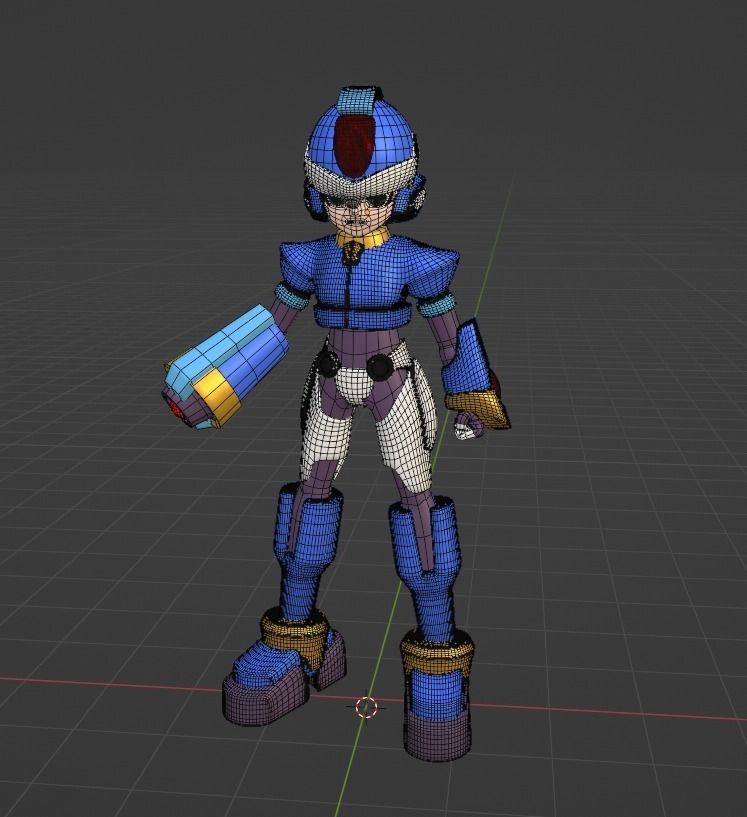X Model - Megaman ZX 3D model_5
