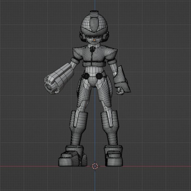 X Model - Megaman ZX 3D model_10