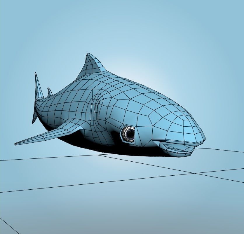 Whale Shark 3D model_6