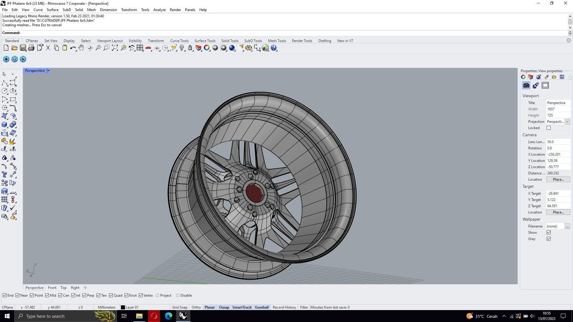 JFF Series Phallanx 6x6 3D model_12
