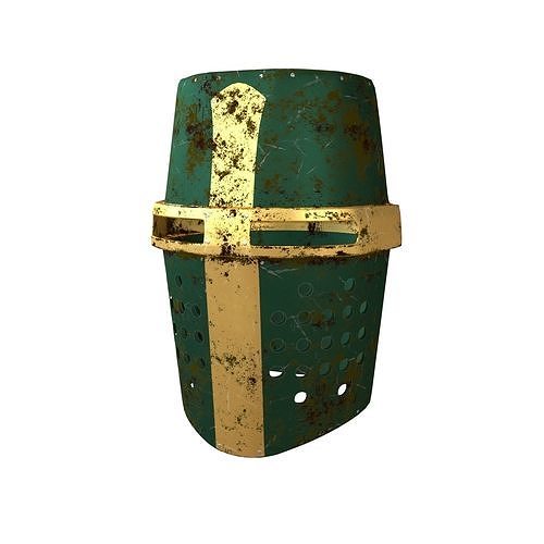 Crusader Helmet V1 014 Low-poly 3D model