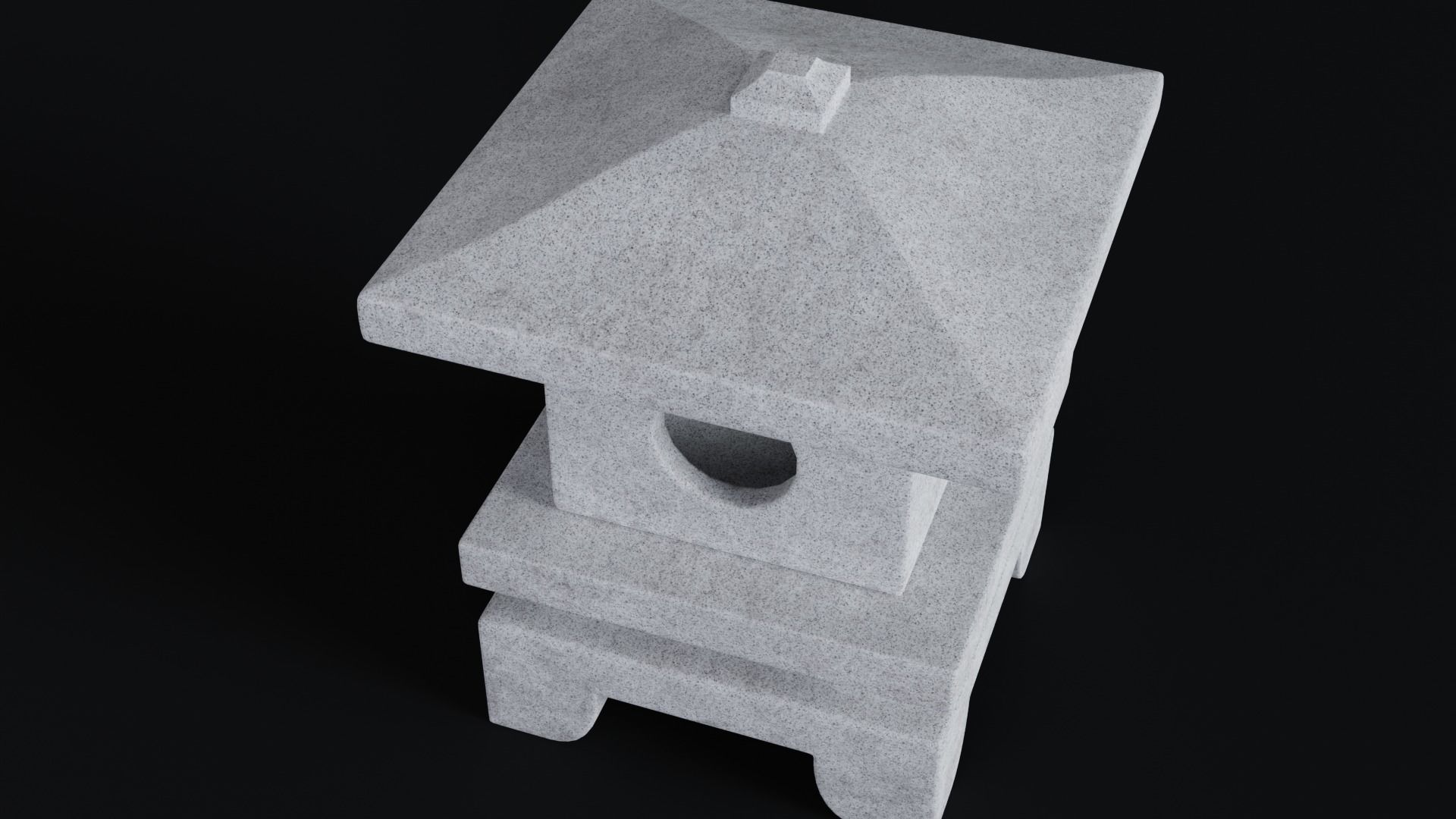 Japanese Lantern 2 3D model_30