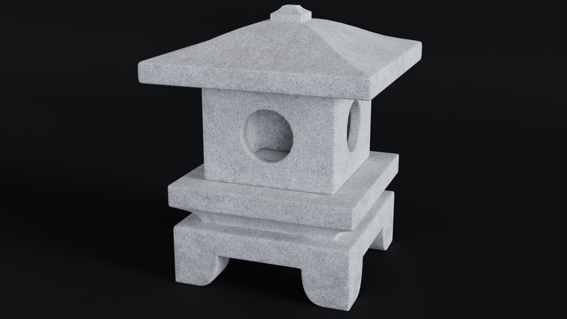 Japanese Lantern 2 3D model_26