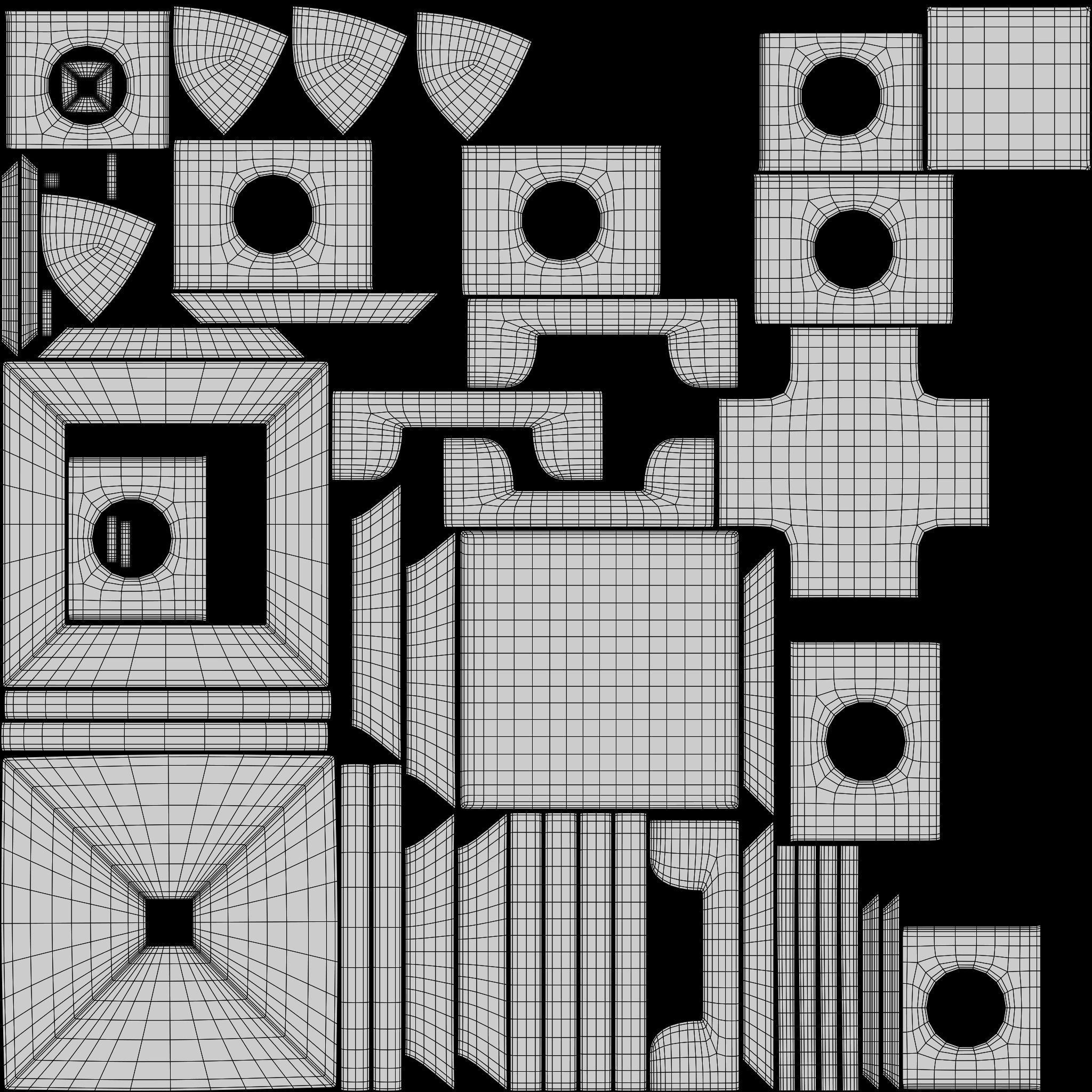 Japanese Lantern 2 3D model_7