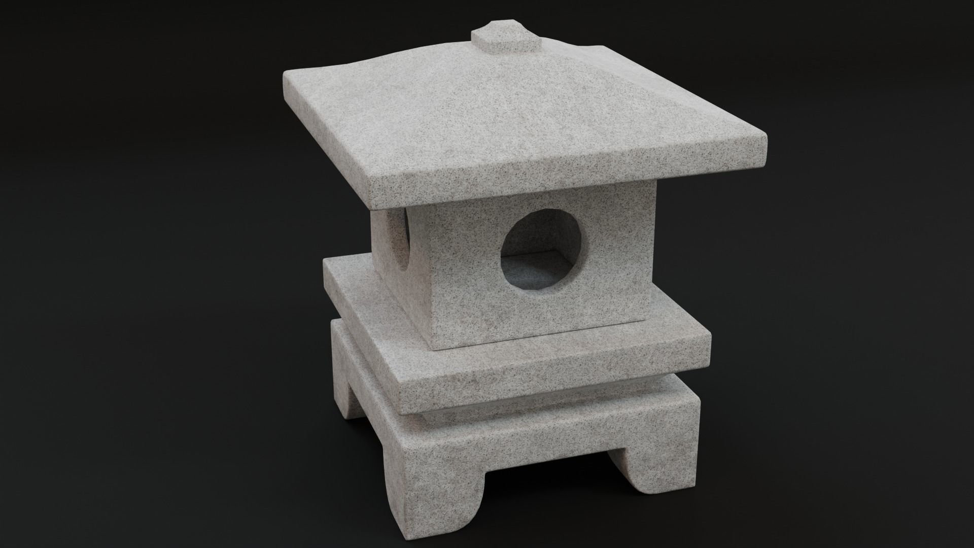 Japanese Lantern 2 3D model_21