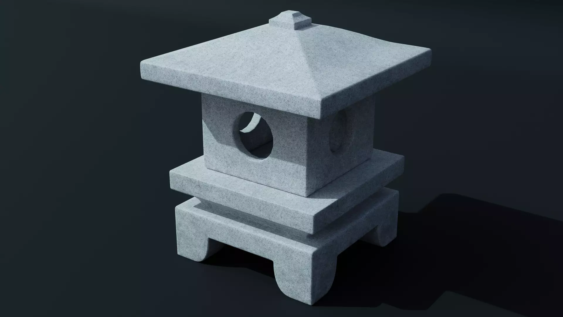 Japanese Lantern 2 3D model_0