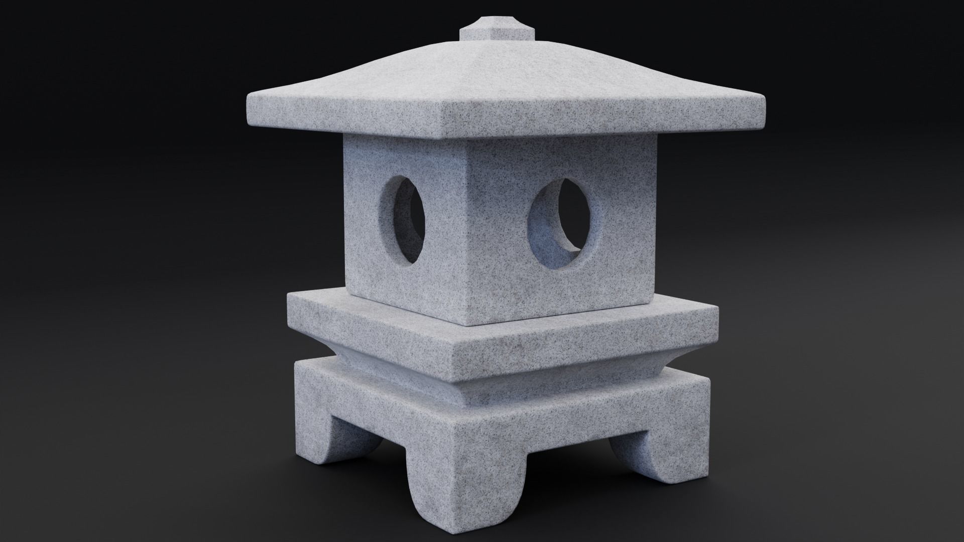 Japanese Lantern 2 3D model_24
