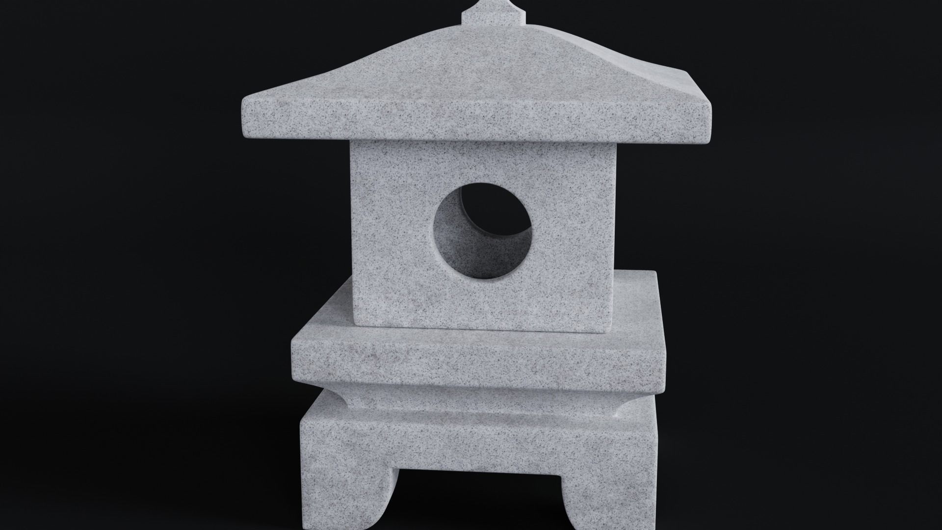 Japanese Lantern 2 3D model_25