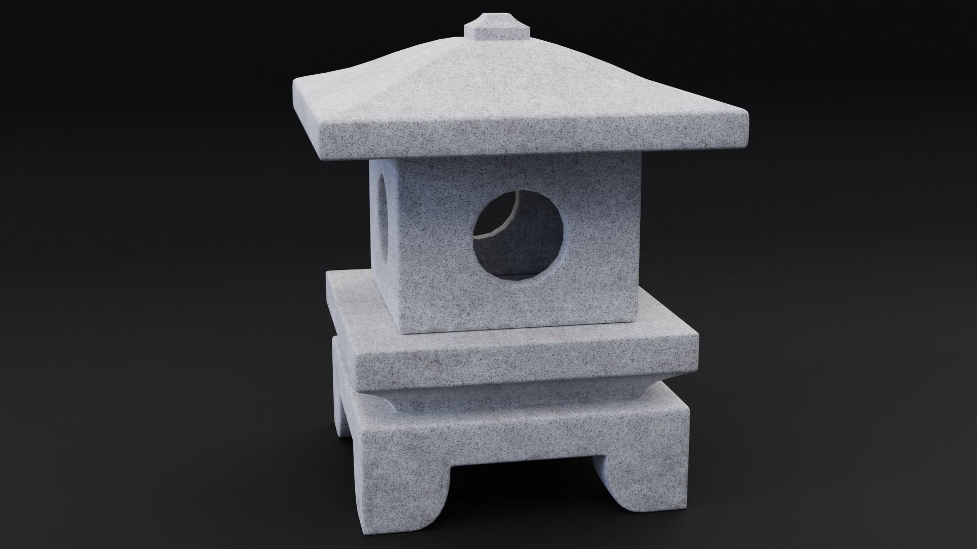 Japanese Lantern 2 3D model_31