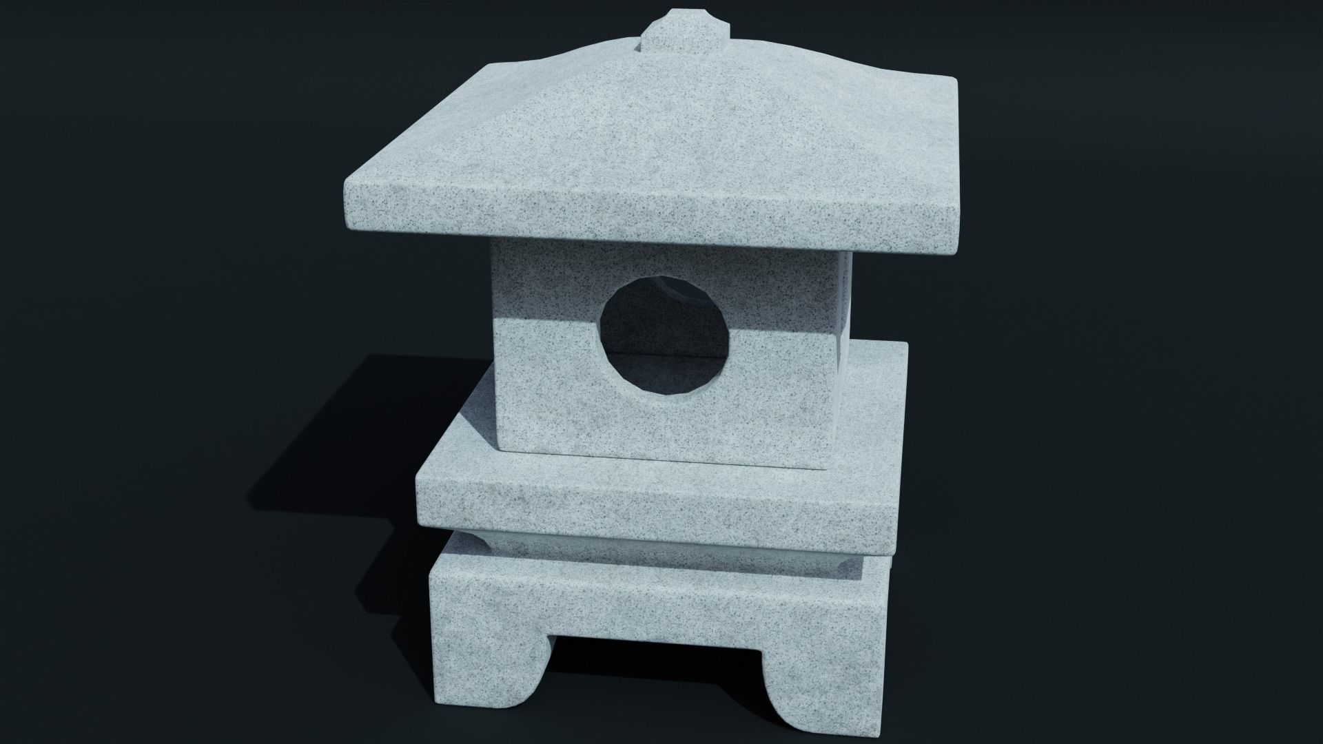 Japanese Lantern 2 3D model_22