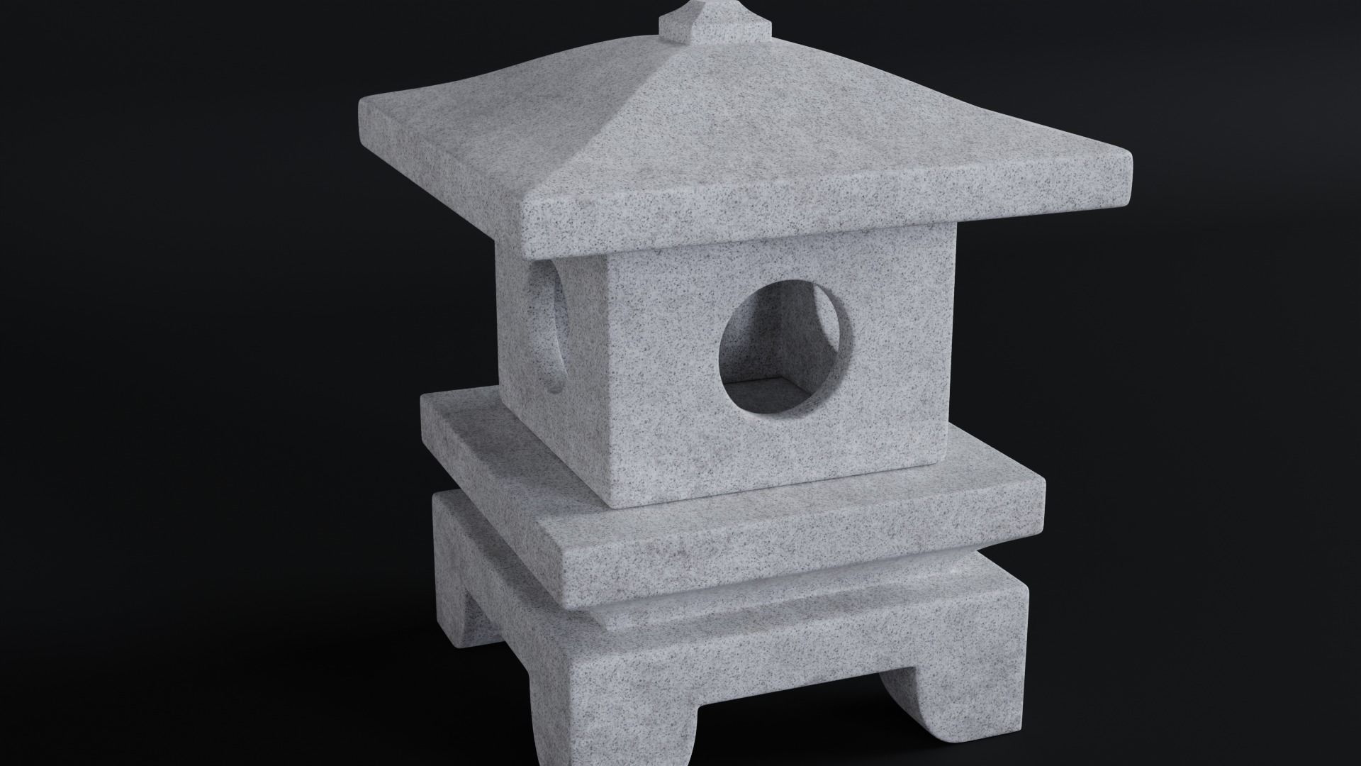 Japanese Lantern 2 3D model_17
