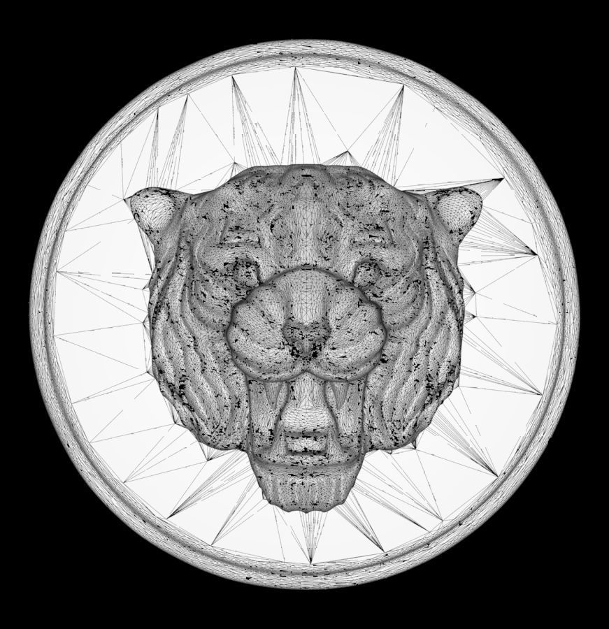 Chinese Zodiac Tiger 003 3D print model_63