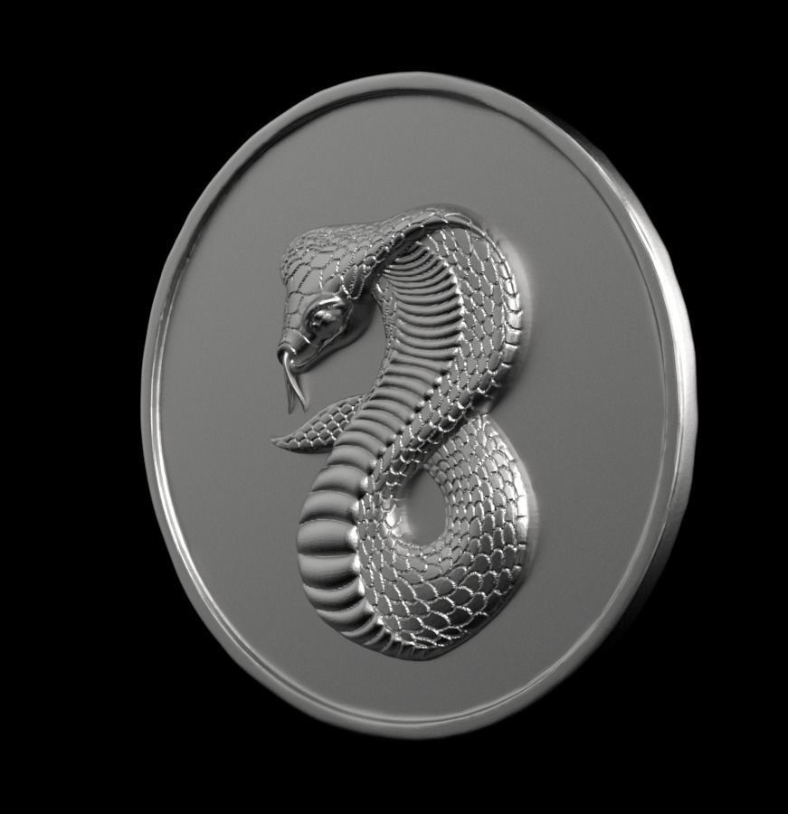 Chinese Zodiac Snake 003 3D print model_7