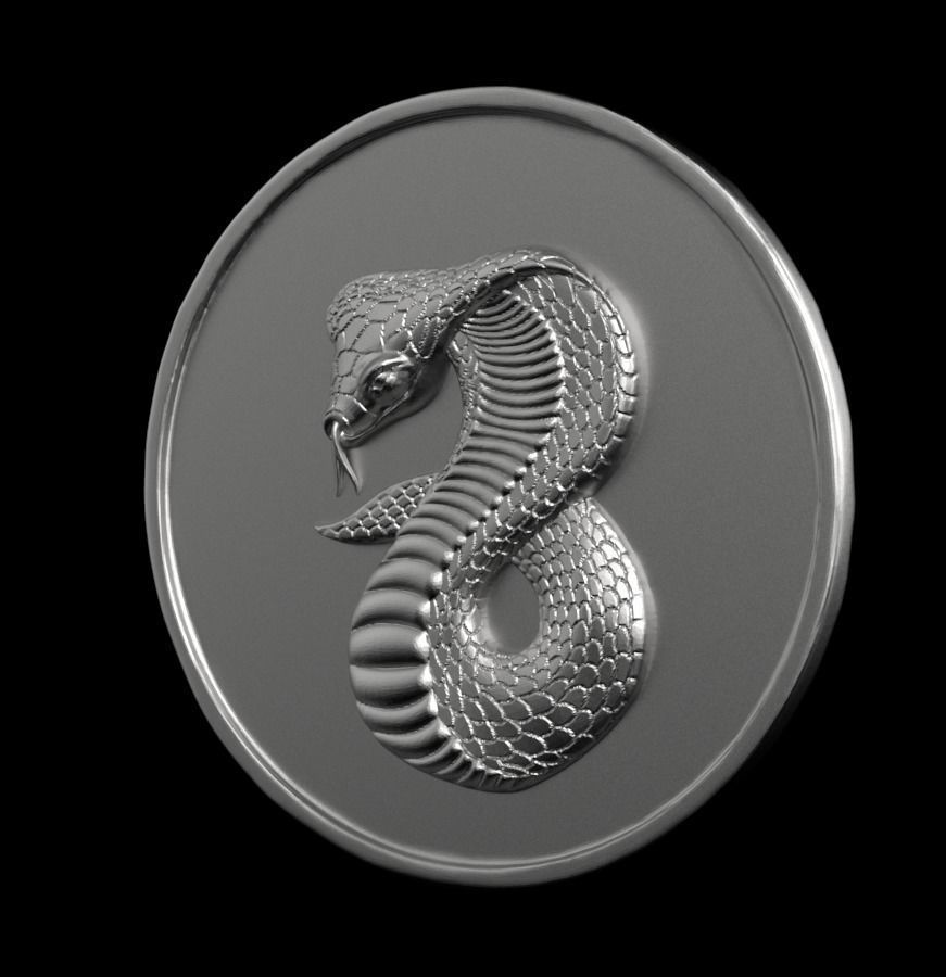 Chinese Zodiac Snake 003 3D print model_6