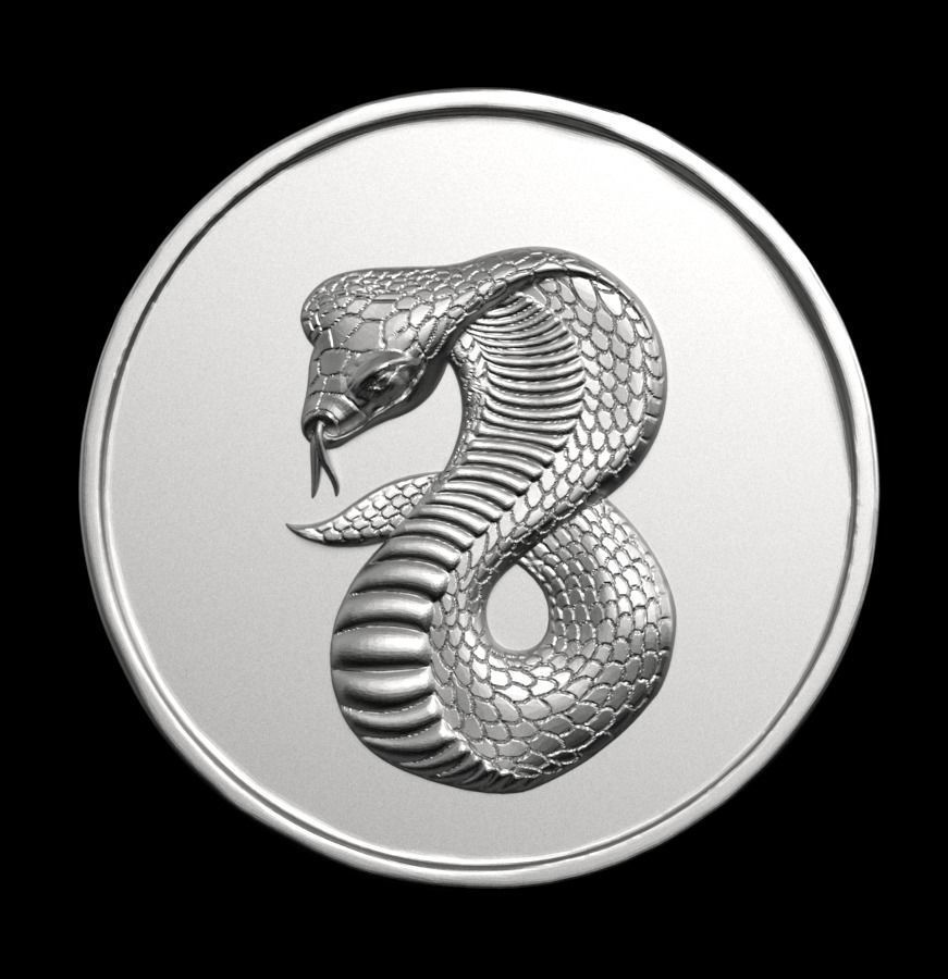 Chinese Zodiac Snake 003 3D print model_2