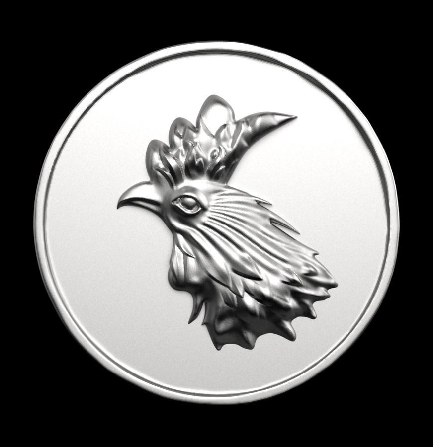 Chinese Zodiac Rooster 003 3D print model_61