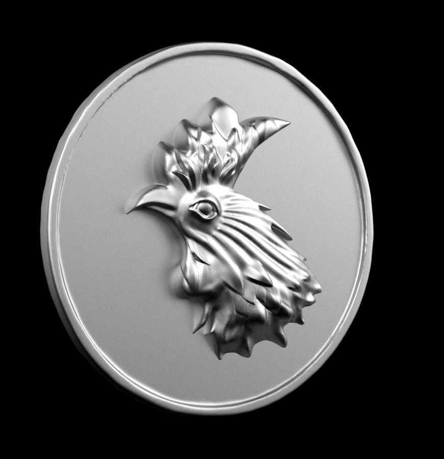 Chinese Zodiac Rooster 003 3D print model_56