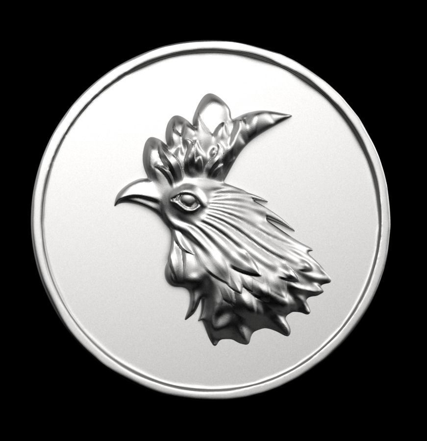 Chinese Zodiac Rooster 003 3D print model_60