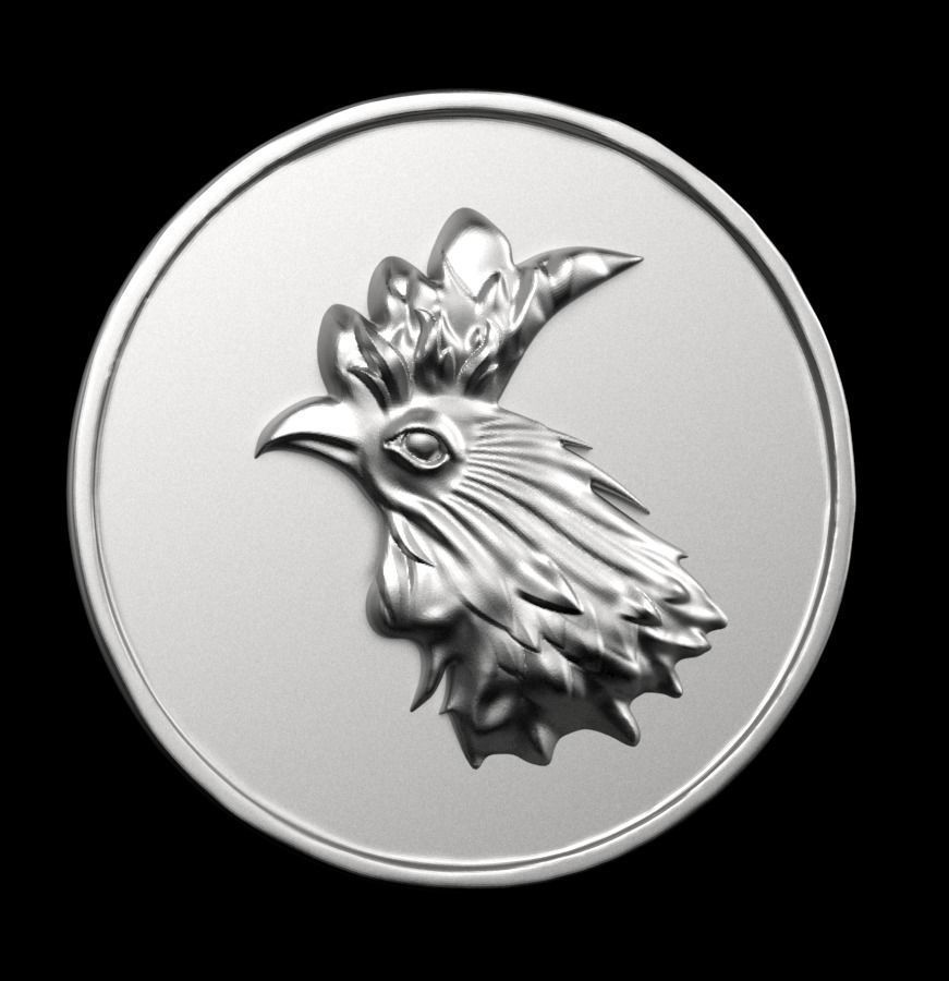 Chinese Zodiac Rooster 003 3D print model_59