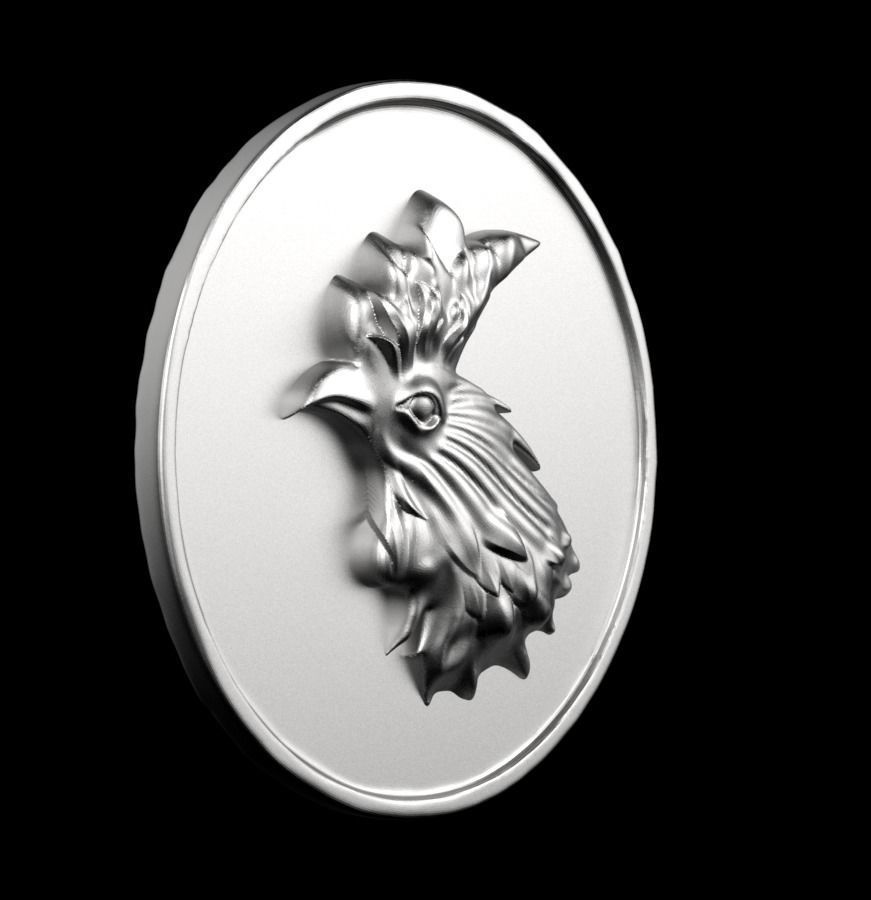 Chinese Zodiac Rooster 003 3D print model_53