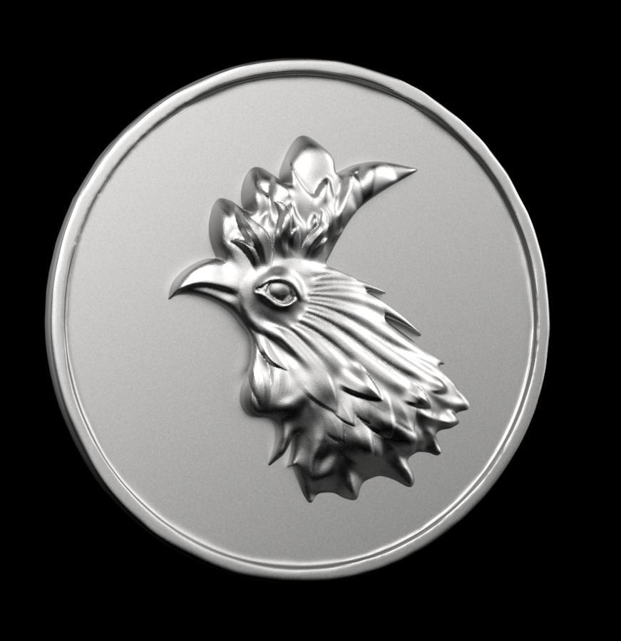 Chinese Zodiac Rooster 003 3D print model_58