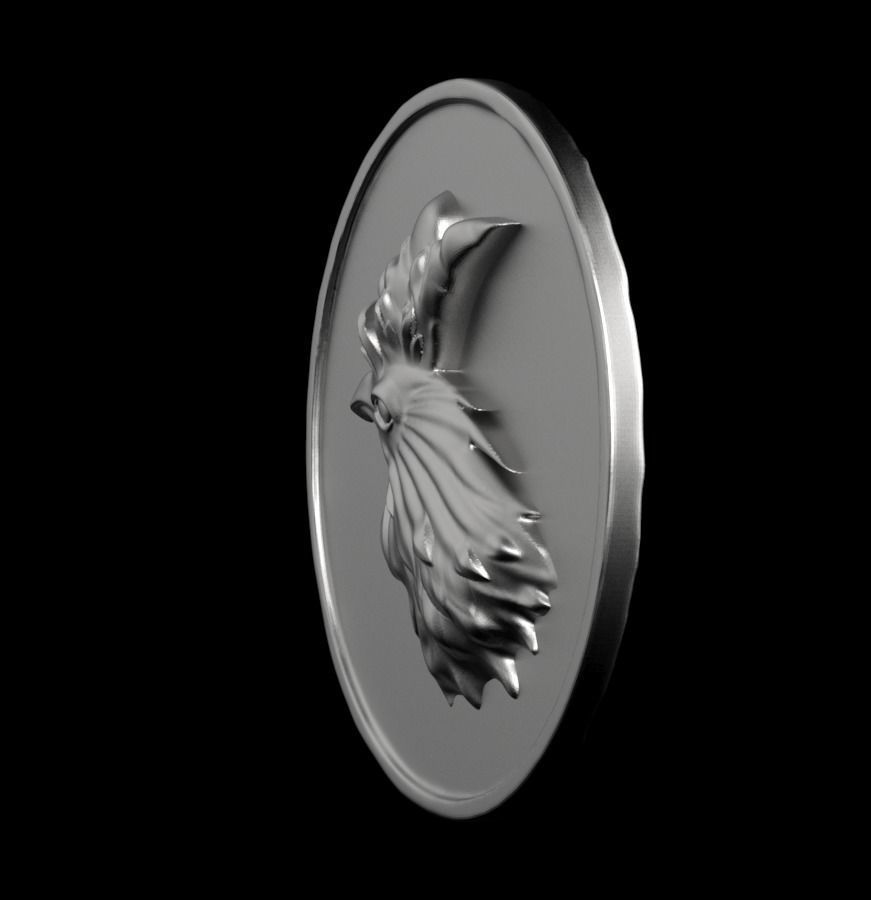 Chinese Zodiac Rooster 003 3D print model_12