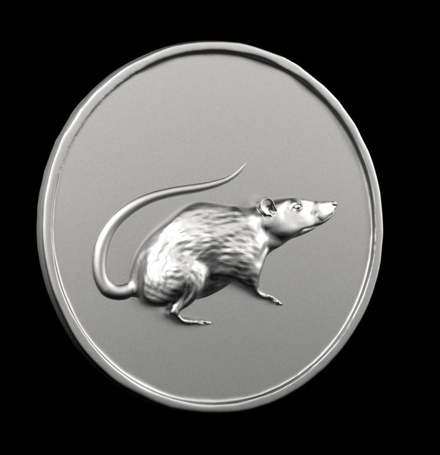 Chinese Zodiac Rat 003 3D print model_57