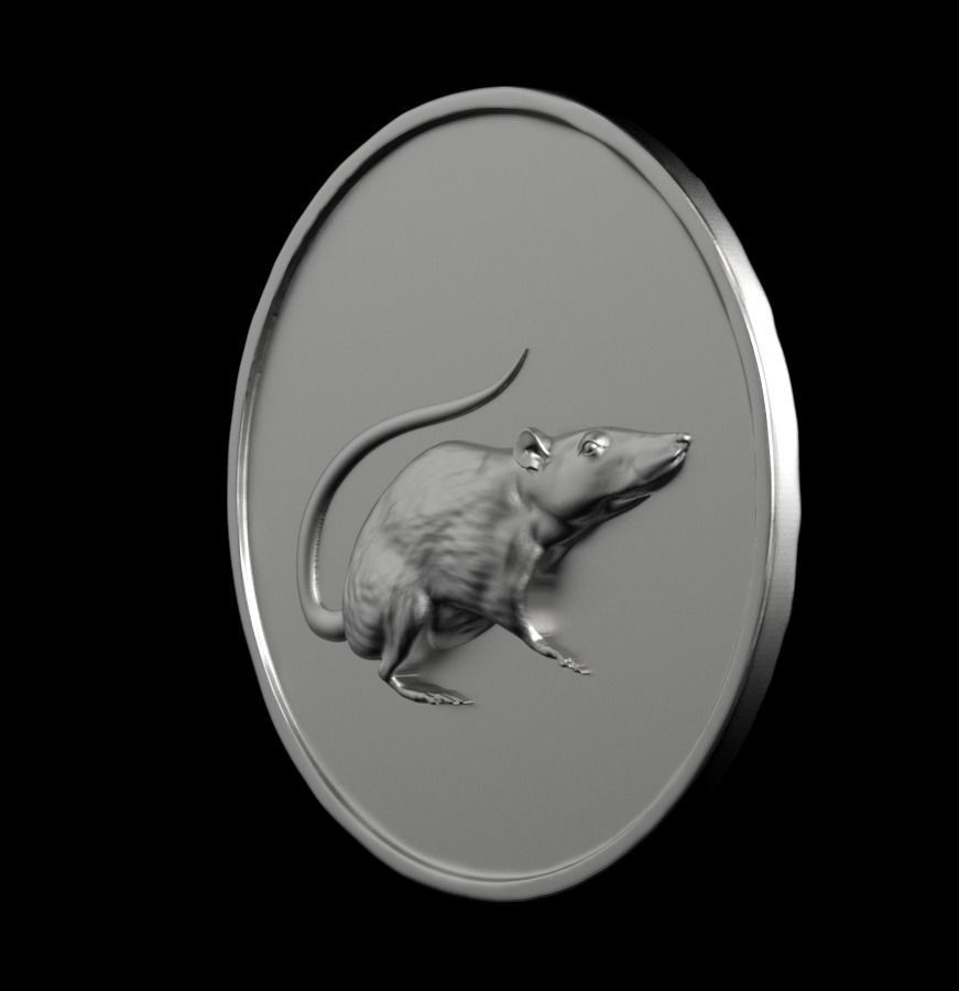 Chinese Zodiac Rat 003 3D print model_9