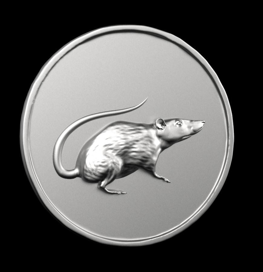 Chinese Zodiac Rat 003 3D print model_58