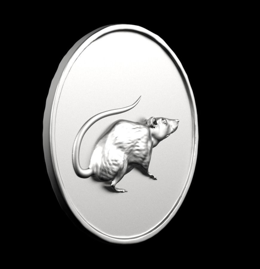 Chinese Zodiac Rat 003 3D print model_53