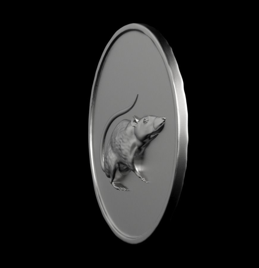 Chinese Zodiac Rat 003 3D print model_12