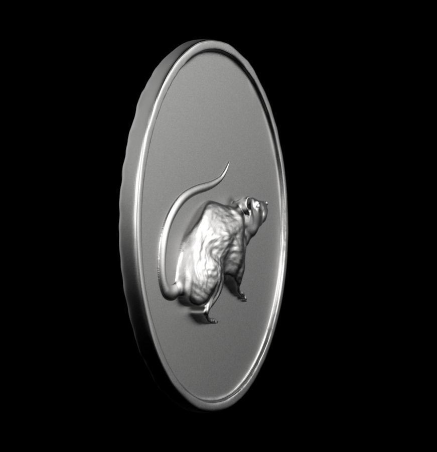 Chinese Zodiac Rat 003 3D print model_50