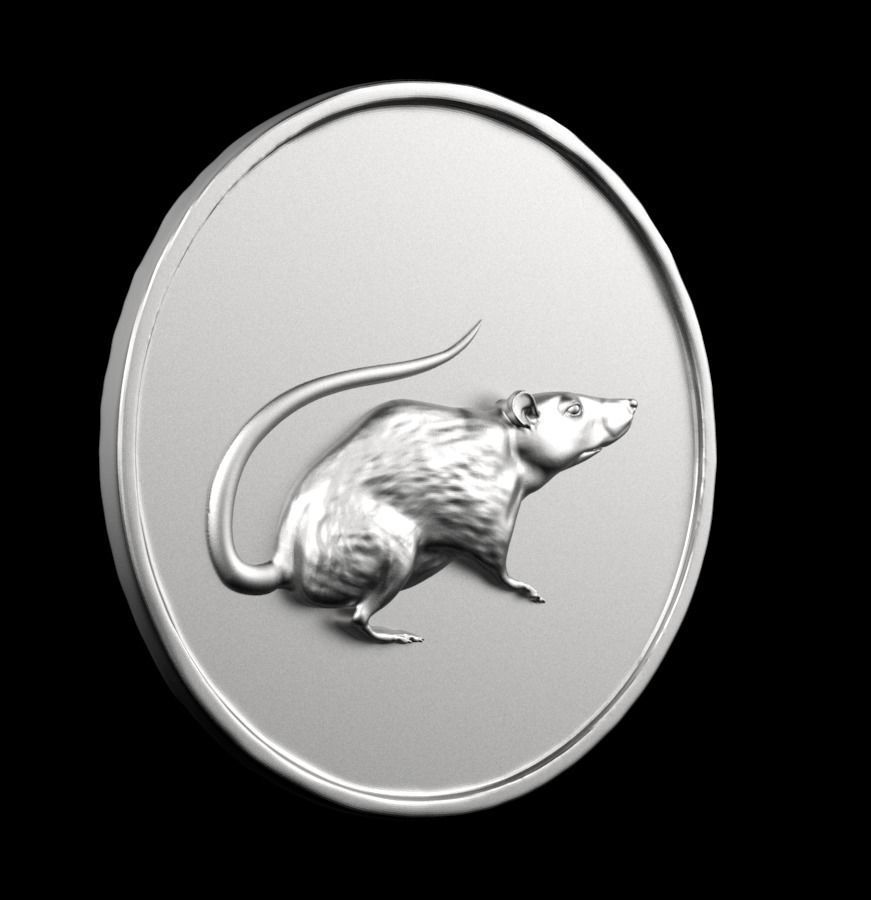 Chinese Zodiac Rat 003 3D print model_55