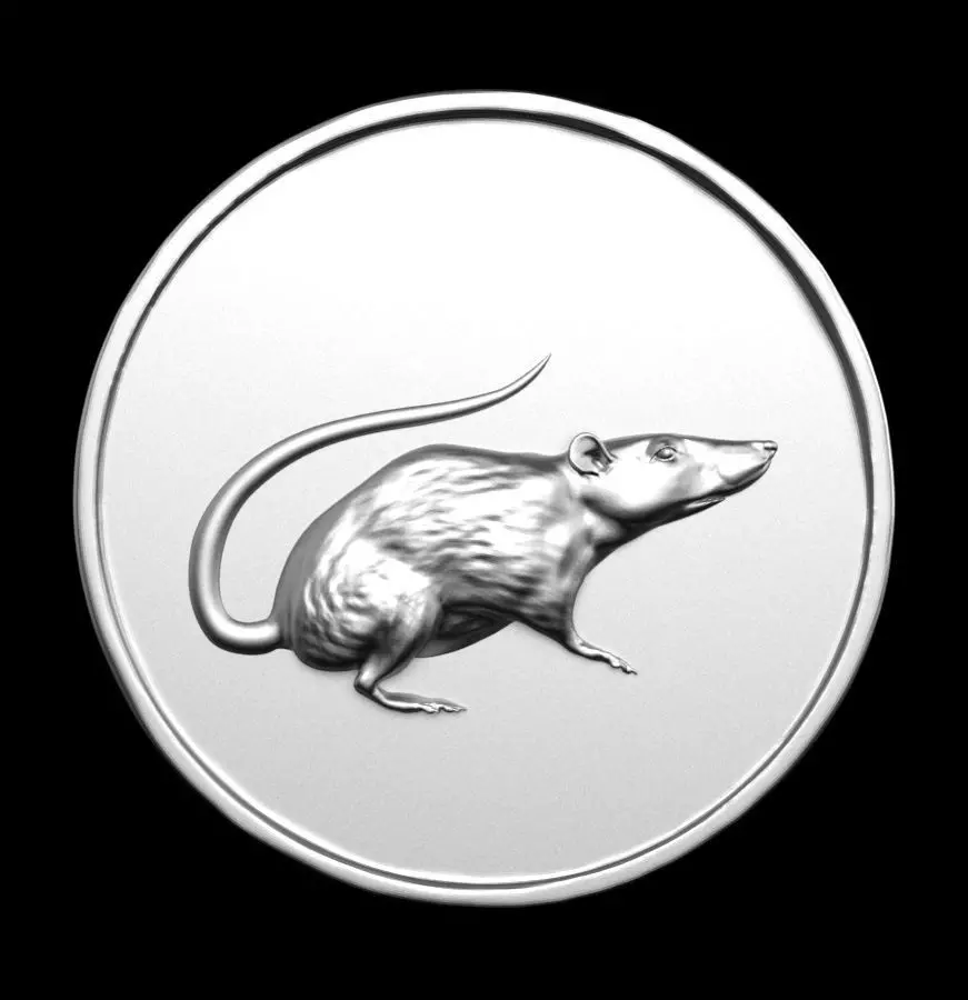 Chinese Zodiac Rat 003 3D print model_0