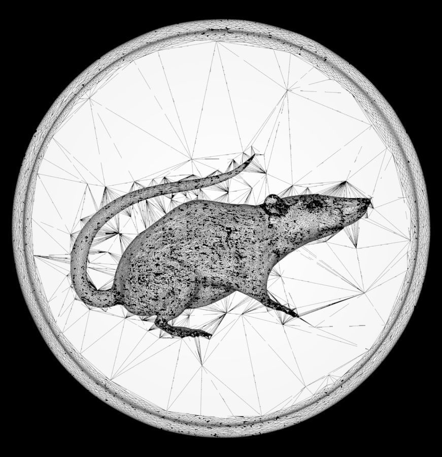 Chinese Zodiac Rat 003 3D print model_62