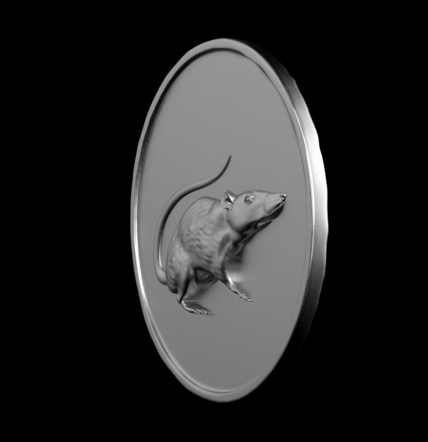 Chinese Zodiac Rat 003 3D print model_11