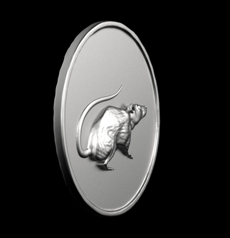 Chinese Zodiac Rat 003 3D print model_51