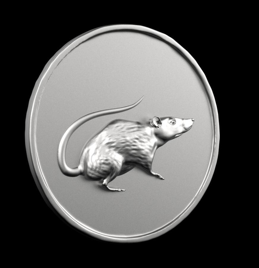 Chinese Zodiac Rat 003 3D print model_56