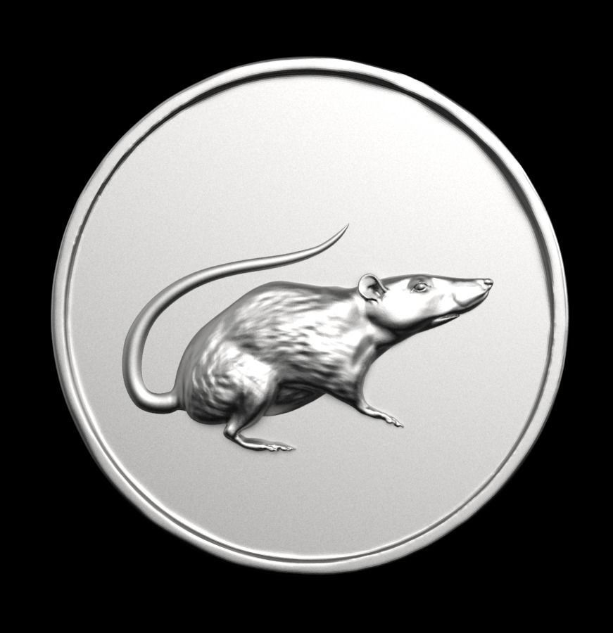 Chinese Zodiac Rat 003 3D print model_2
