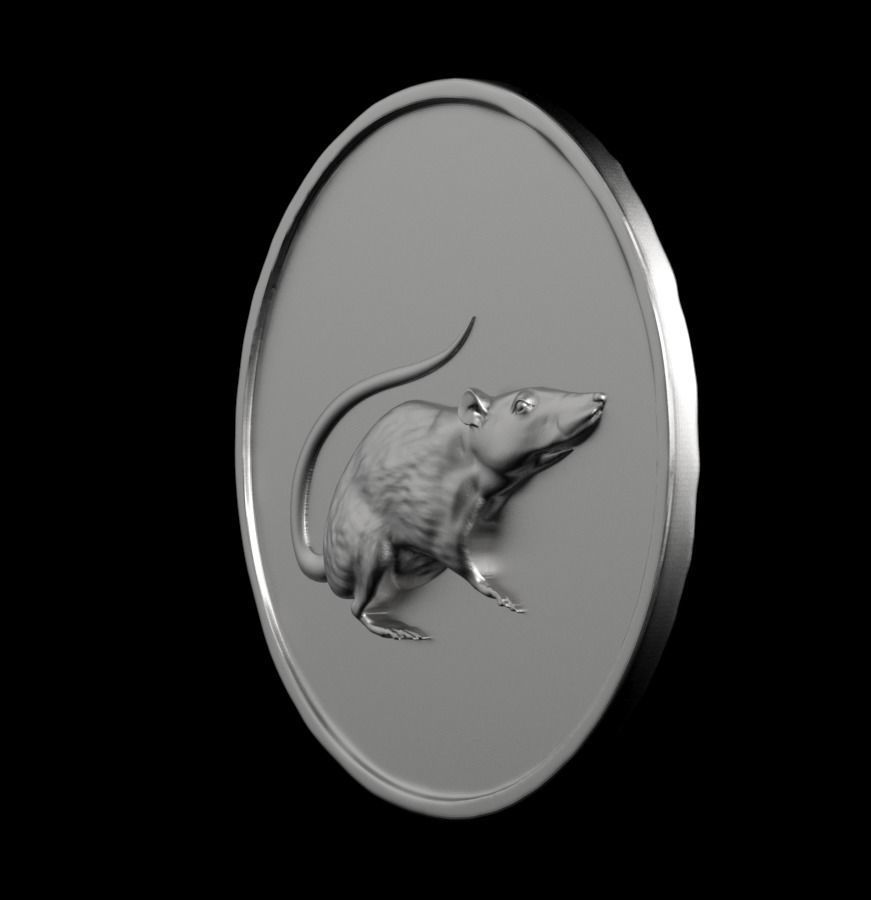Chinese Zodiac Rat 003 3D print model_10