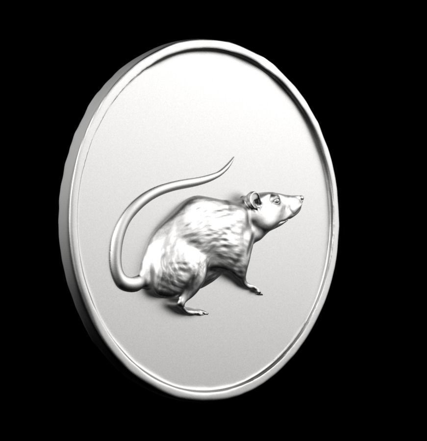 Chinese Zodiac Rat 003 3D print model_54