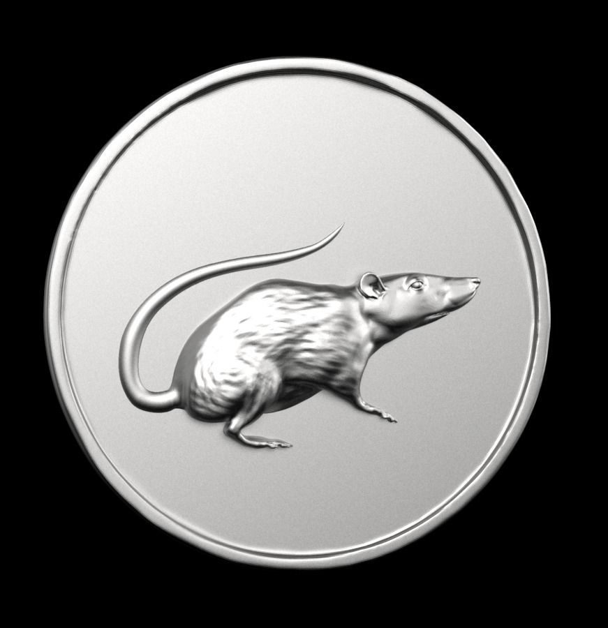 Chinese Zodiac Rat 003 3D print model_59