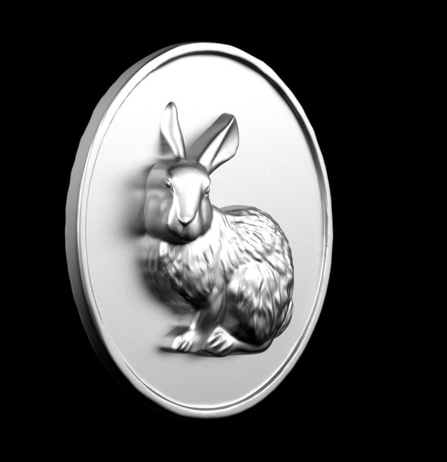 Chinese Zodiac Rabbit 003 3D print model_55