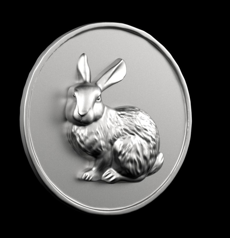Chinese Zodiac Rabbit 003 3D print model_58