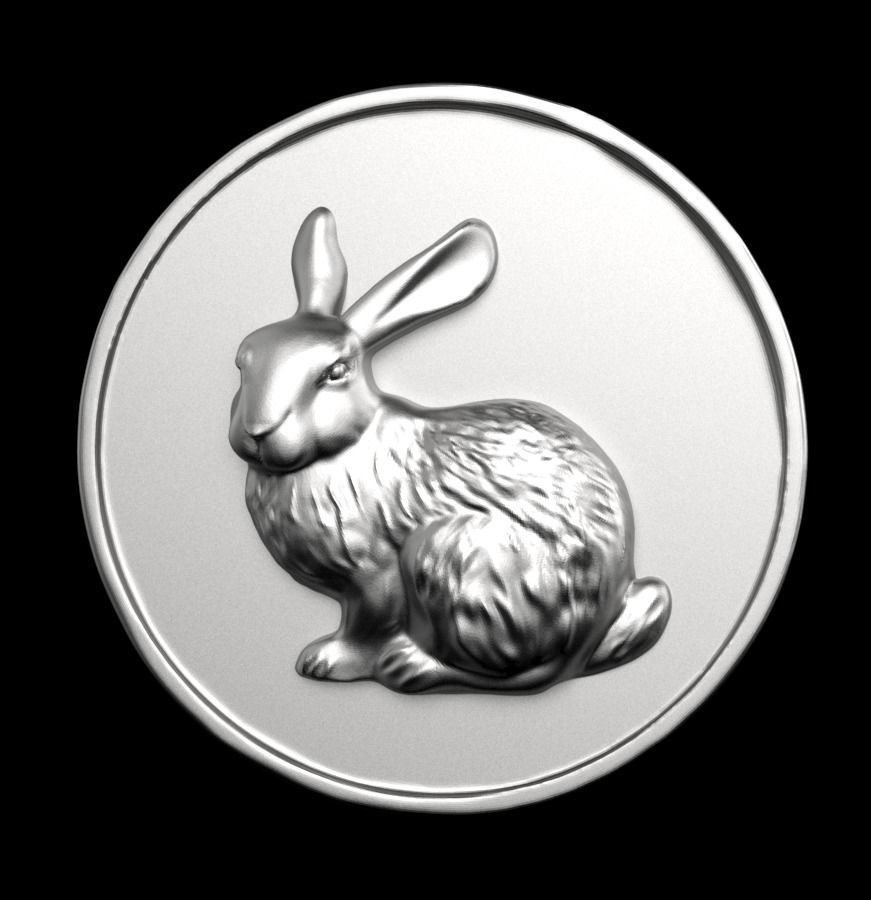 Chinese Zodiac Rabbit 003 3D print model_2