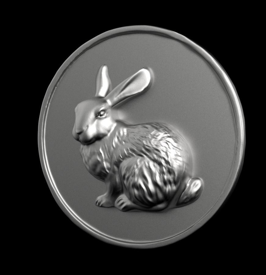 Chinese Zodiac Rabbit 003 3D print model_5