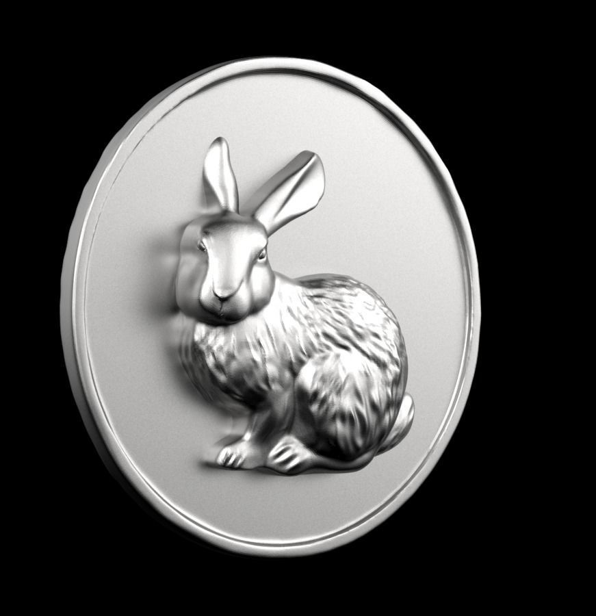 Chinese Zodiac Rabbit 003 3D print model_57