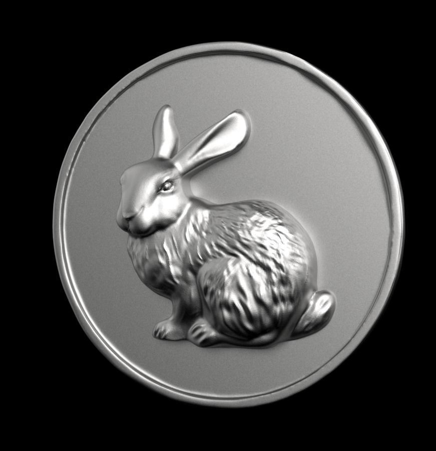 Chinese Zodiac Rabbit 003 3D print model_4