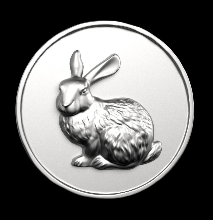 Chinese Zodiac Rabbit 003 3D print model_62