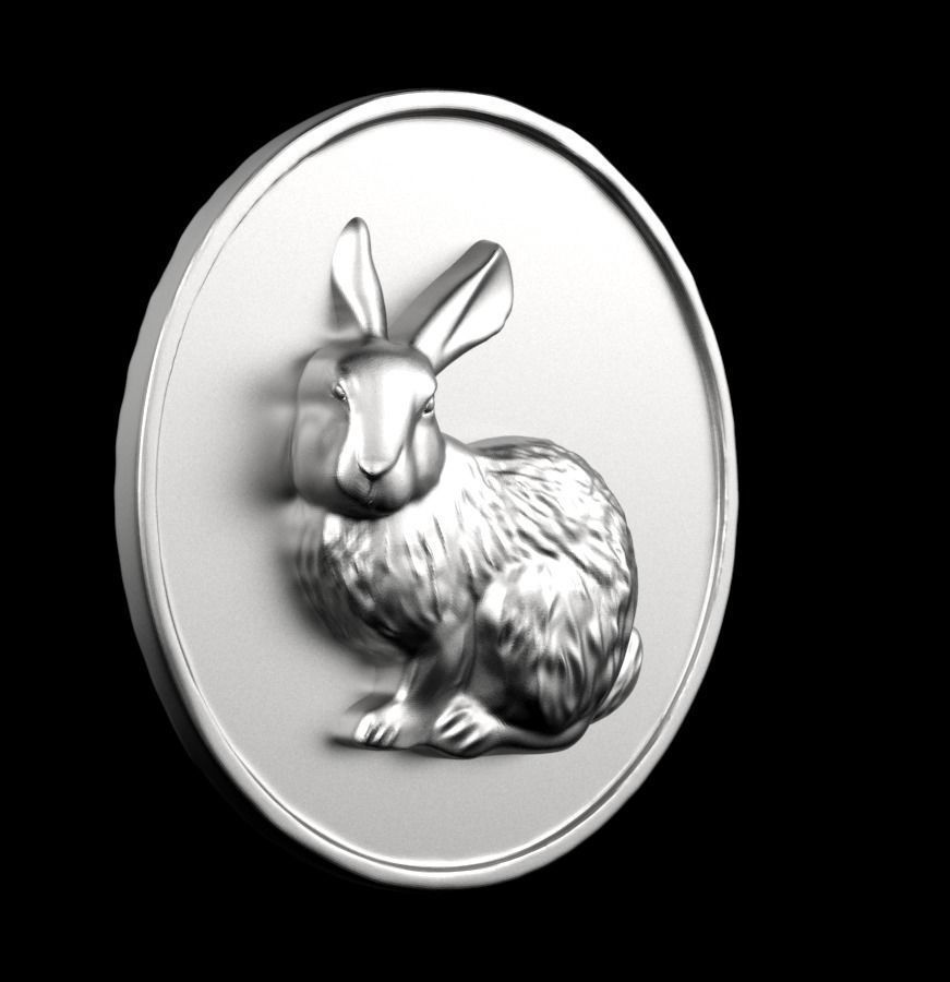 Chinese Zodiac Rabbit 003 3D print model_56